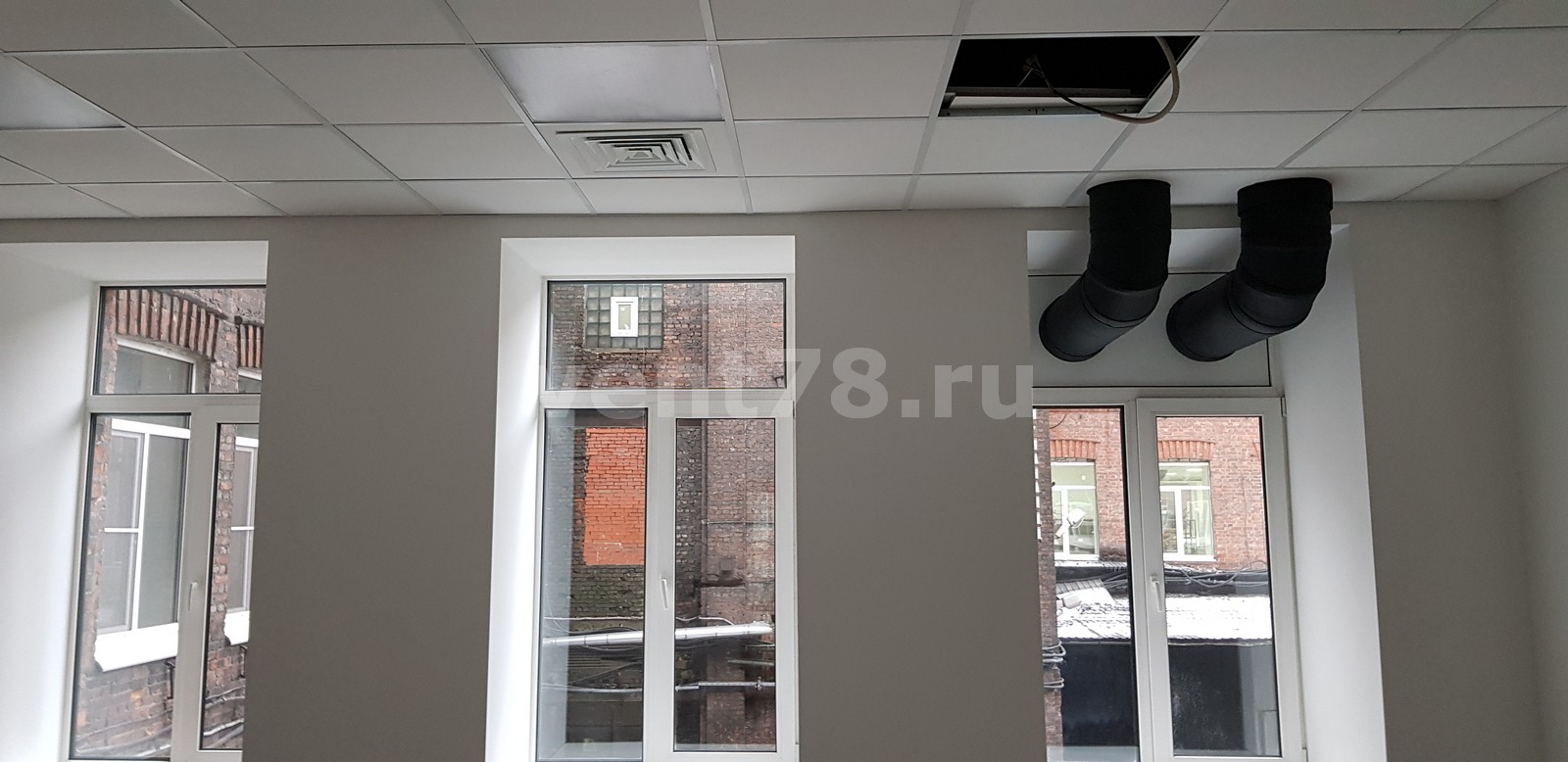 Проектирование и монтаж систем вентиляции офисных помещений и столовой со встроенным охлаждением воздуха.